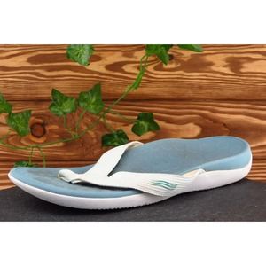 Orthaheel Size 11 M White Flip‎ Flop Synthetic Women Sandal Shoes